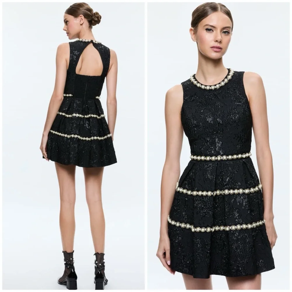 ALICE + OLIVIA Alistair Mini Gown Dress